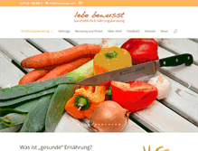 Tablet Screenshot of lebebewusst.com